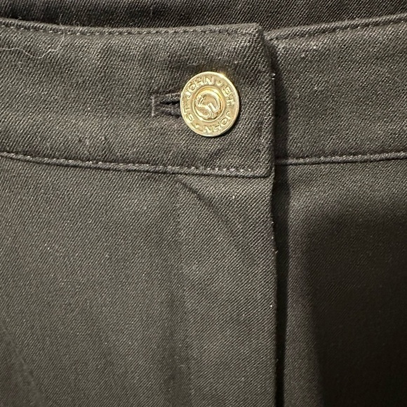 ST John Sport black high rise zip pocket ankle slit designer classiccore pant 10 - Picture 6 of 15
